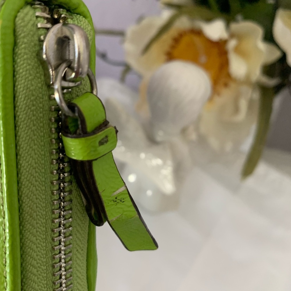 Coach Blue and Green Women's Wallet - Picture 5 of 6